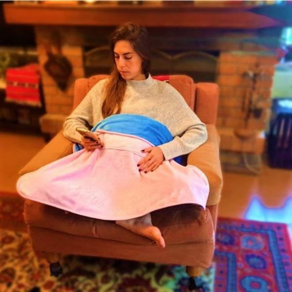 ibowee Wearable Faraday Blanket with Faraday Copper Nickle Fabric, Big Size  Protective Belly Blanket Faraday Pregnancy Blanket